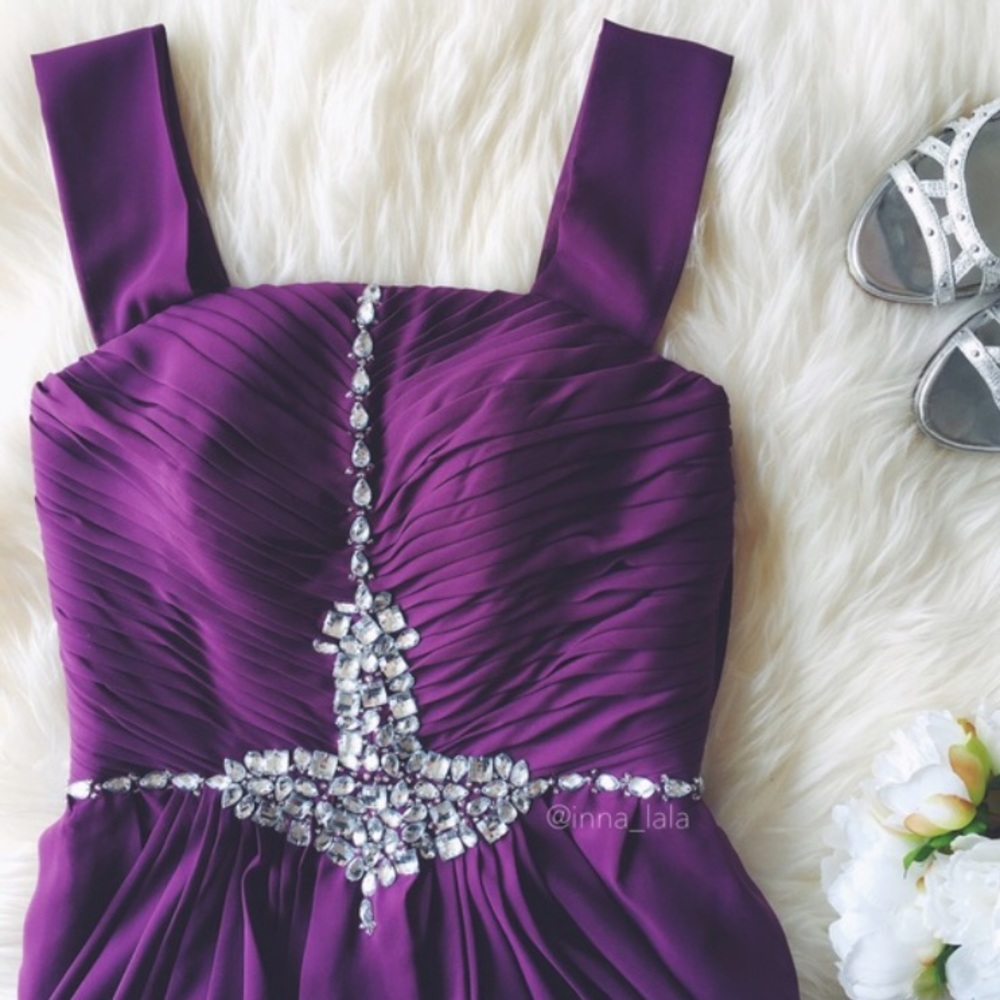 JJ House • Floor-Length Chiffon Prom Dress
